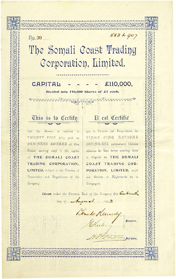 Somali Coast Trading Corp.